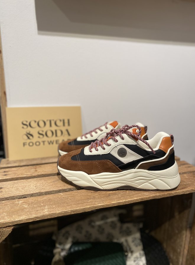 Scotch & Soda celest sneaker brown