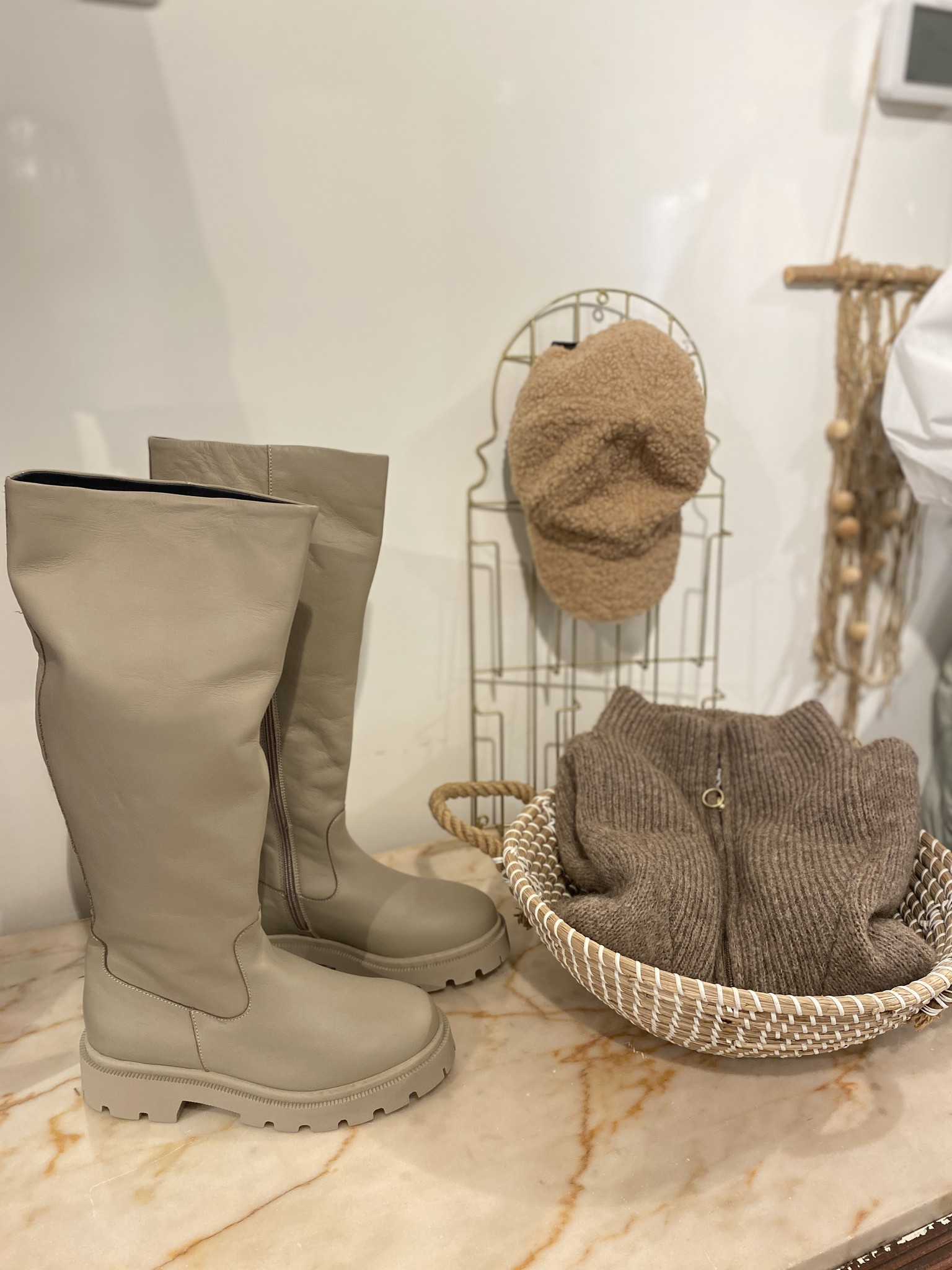 SF W22 emma leather boot amphora BIEN