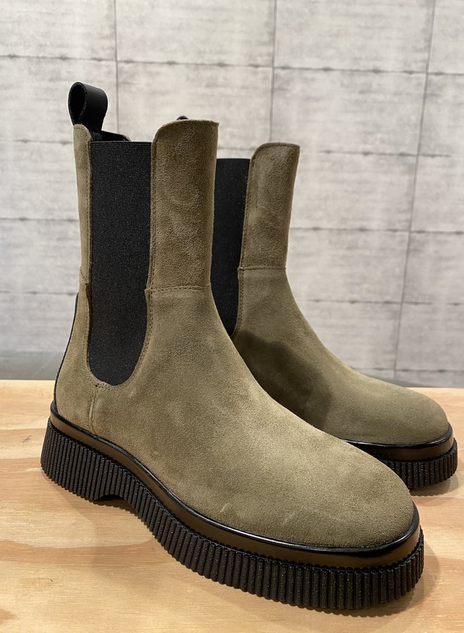 Scotch & Soda chelsea boots olive