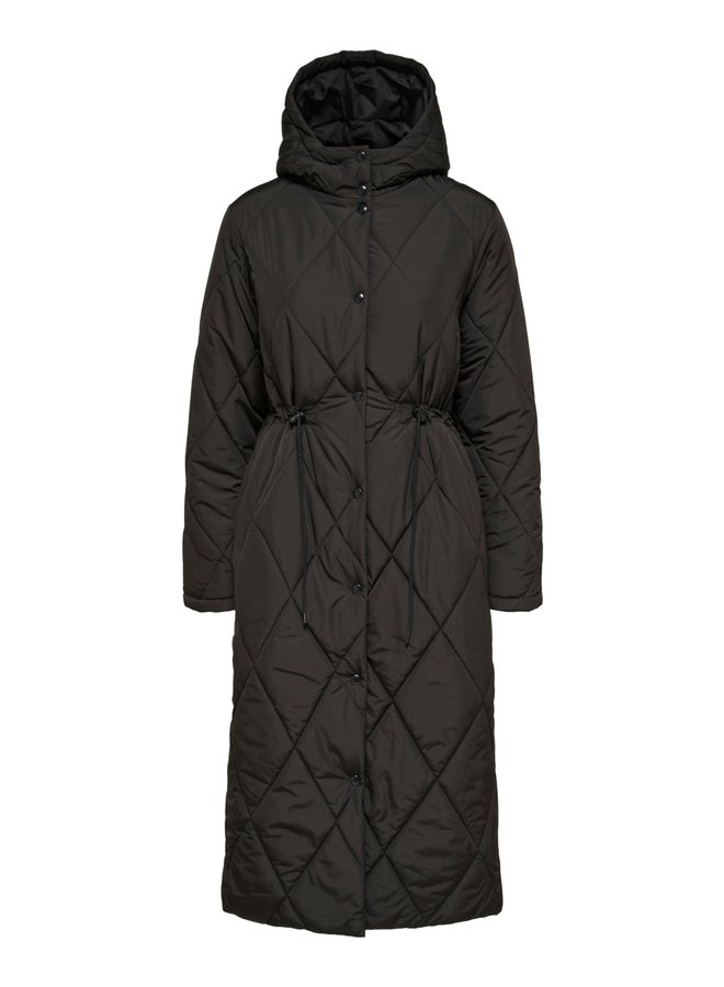 SF tora padded coat black