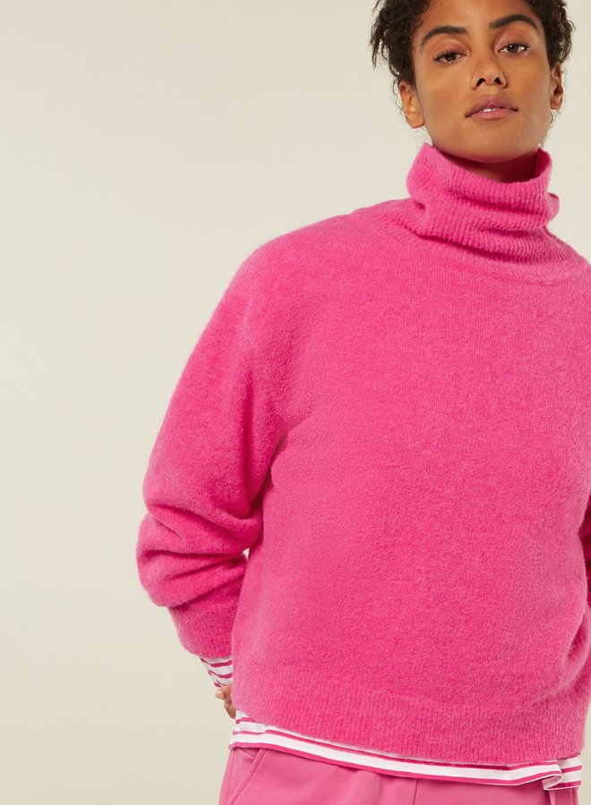 10days turtleneck sweater pink