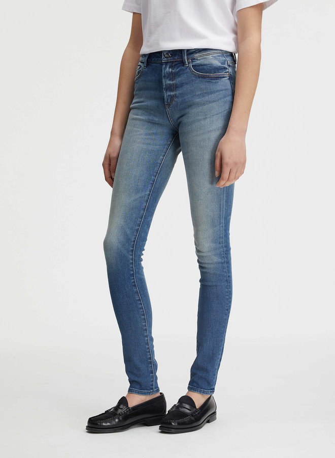 Denham needle dakota skinny jeans blue