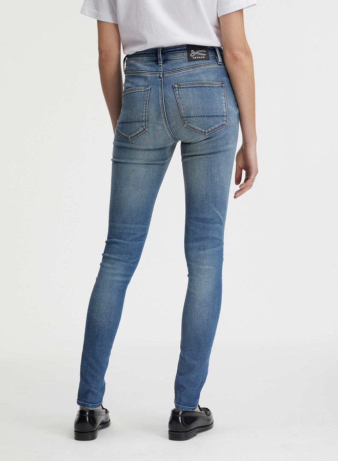 Denham needle dakota skinny jeans blue