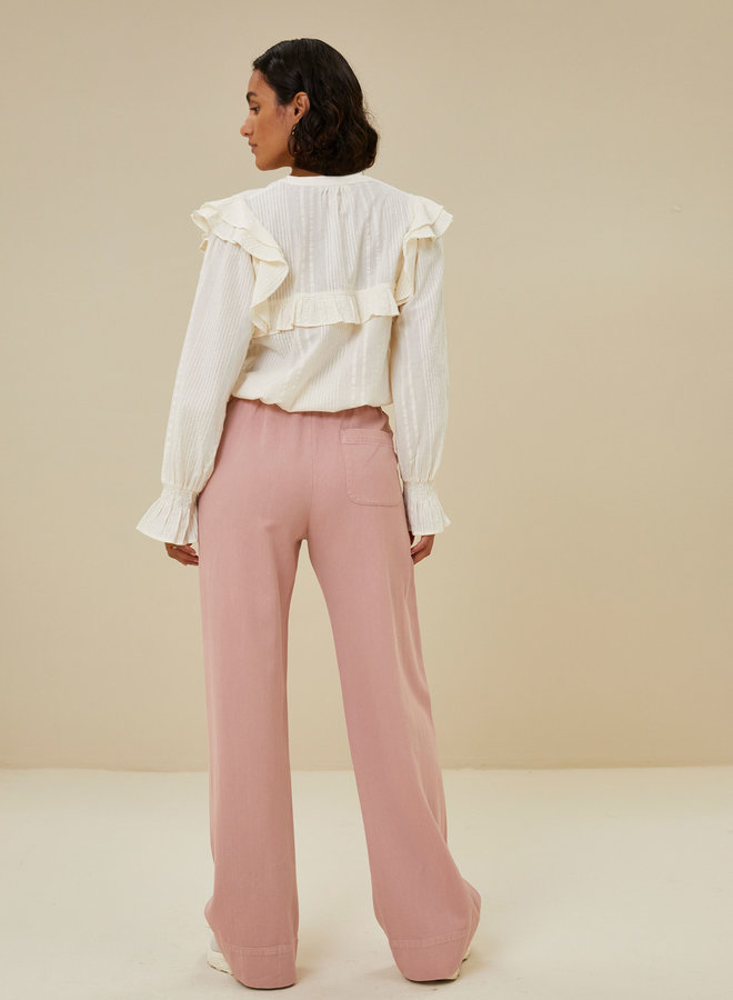 BY BAR mees twill pant rose