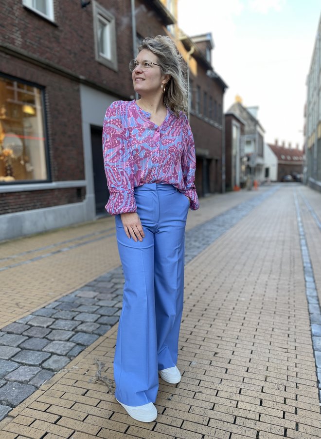 Fabienne C. hollie blouse aubergine