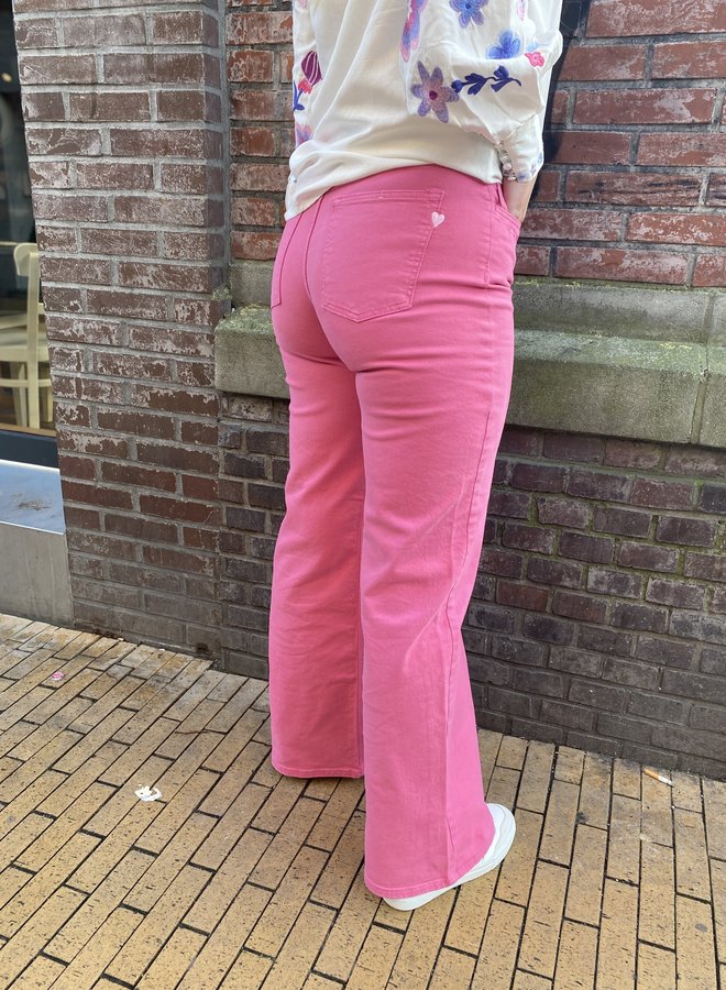 Fabienne C. eva wide leg pink