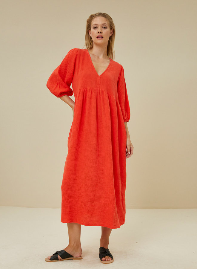 BY BAR katy doppia dress red