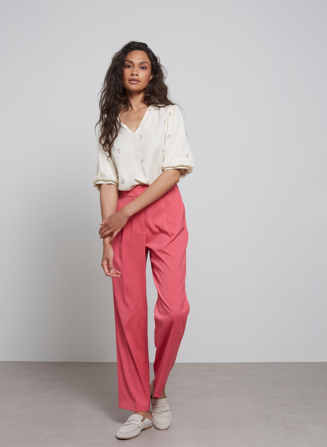 Yaya loose fit pantalon pink