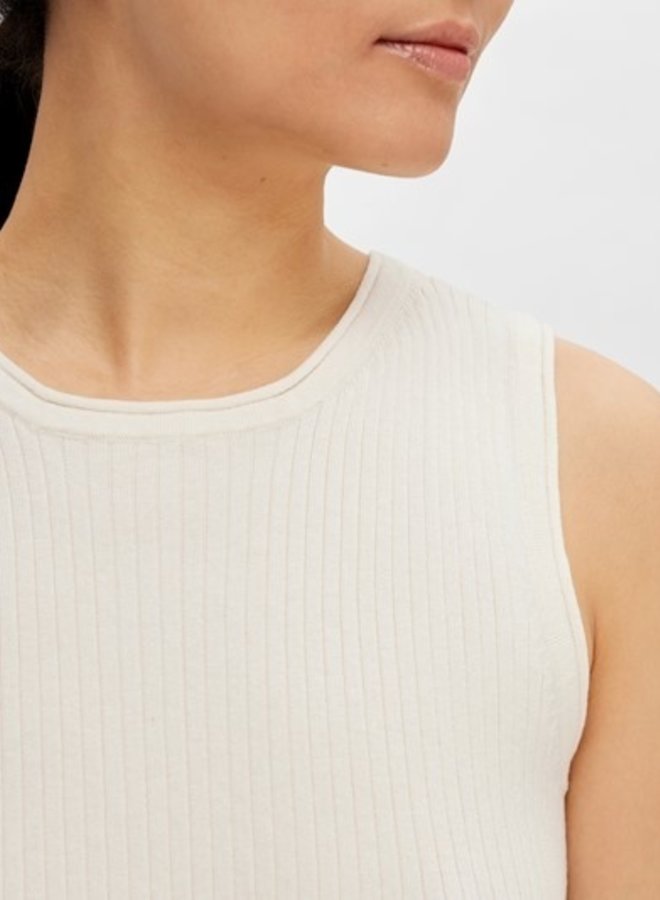 SF lydia sl  o-neck knit top birch