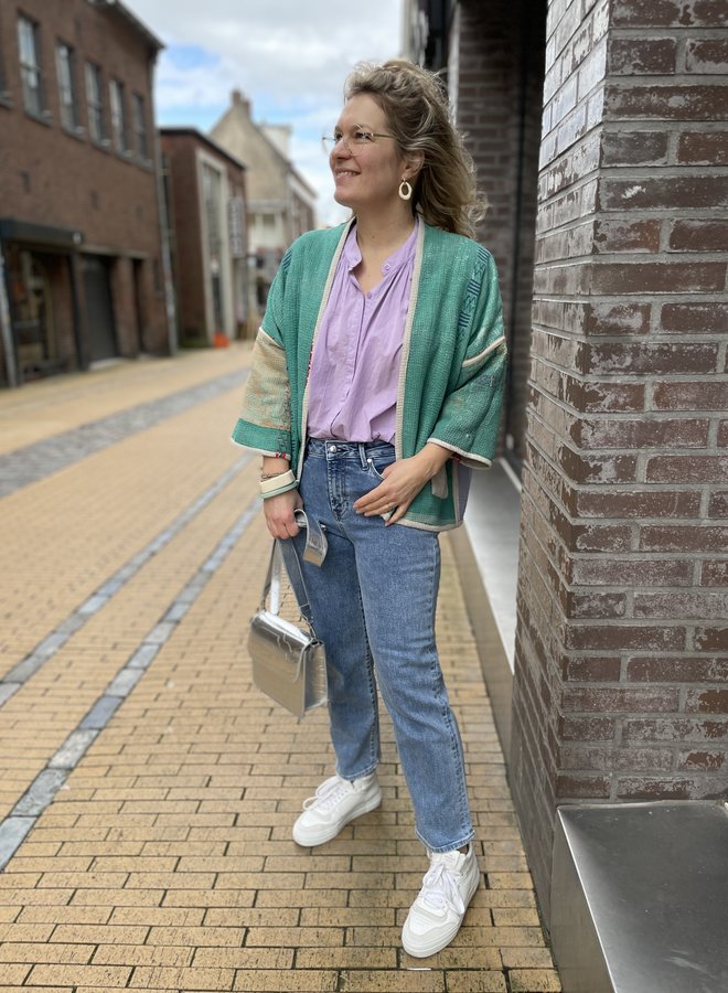 Knit-ted kessy blouse lavender