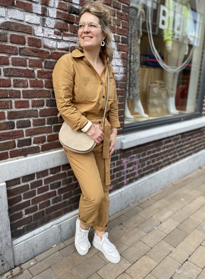 Circle vianne jumpsuit camel