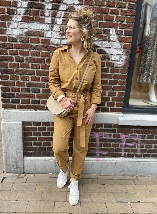 Circle vianne jumpsuit camel