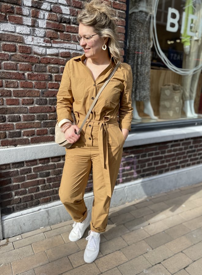 Circle vianne jumpsuit camel