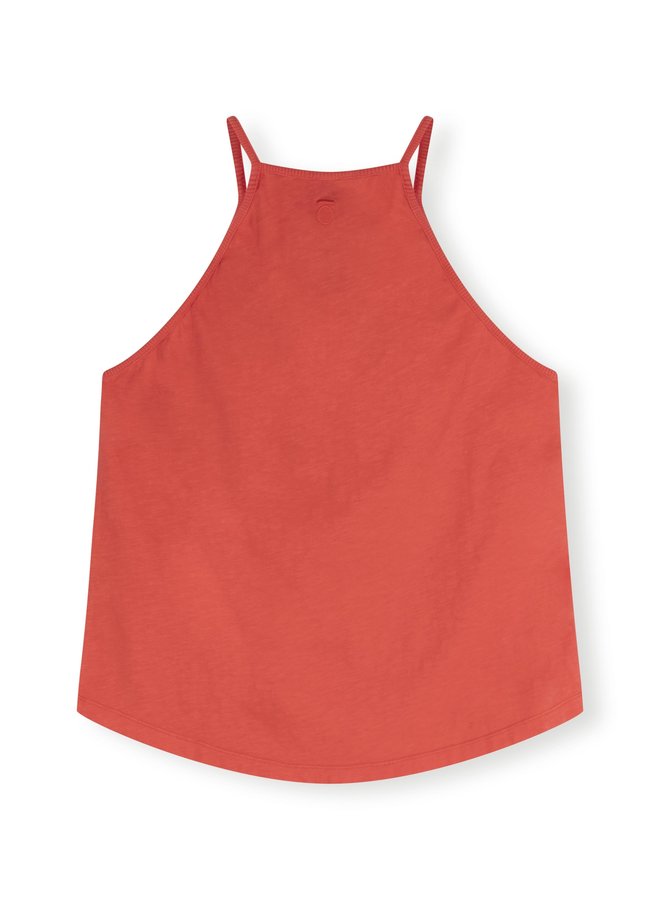 10days racer top slub coral red