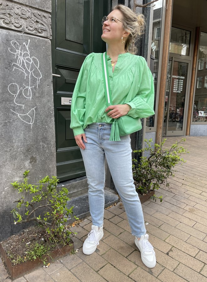 Circle devora blouse green