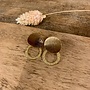 Ellen beekmans oorstekers bewerkte ring (2cm)