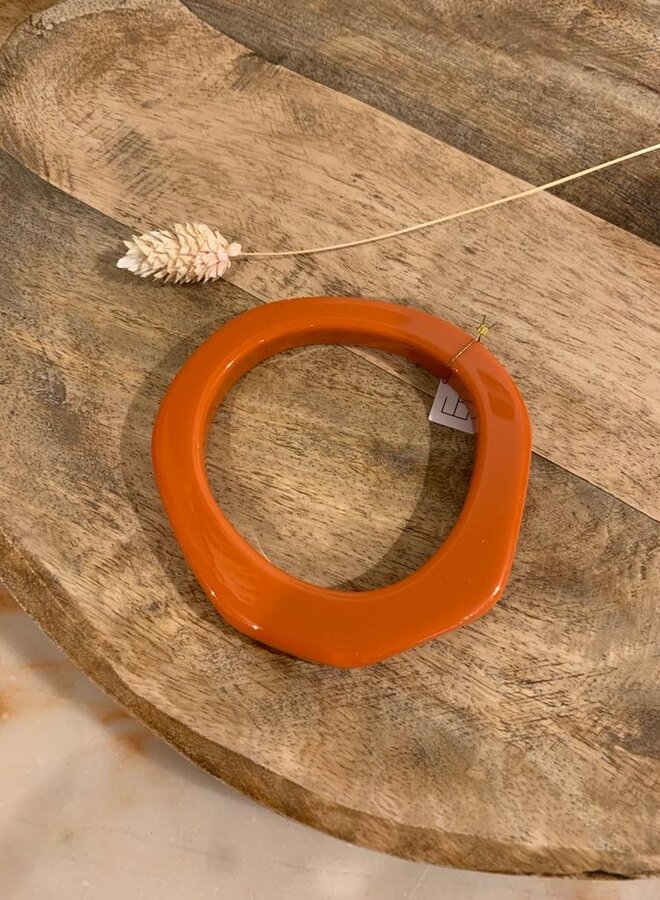 Ellen beekmans harde armband roest rond dun