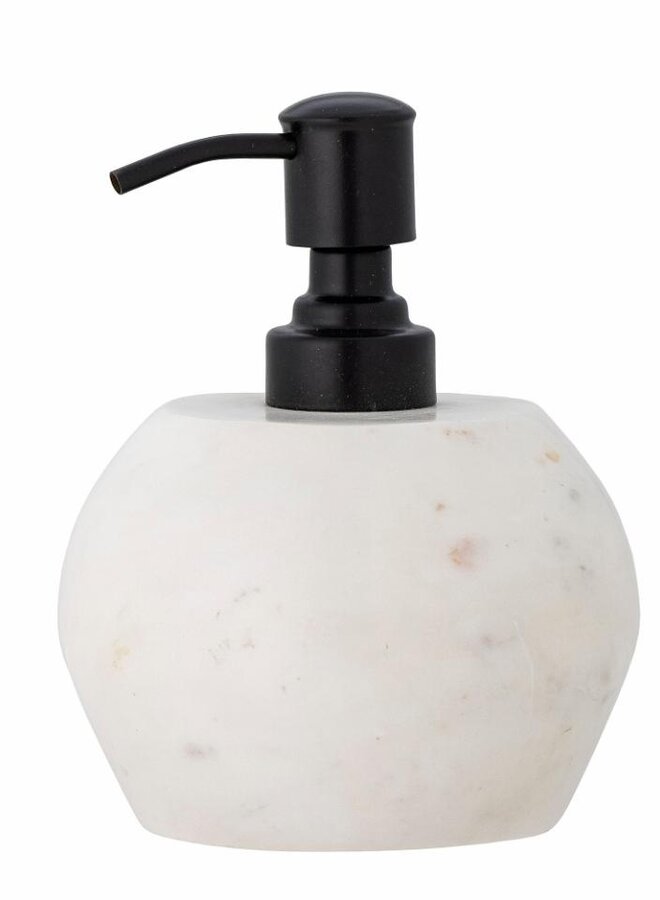 Bloomingville inoa soap dispenser white marble