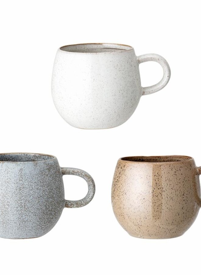 Bloomingville addison mug dia10.5xH10cm 3 kleuren