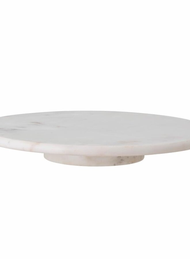 Bloomingville W23 ellin turntable dia35.5xH4cm white marble