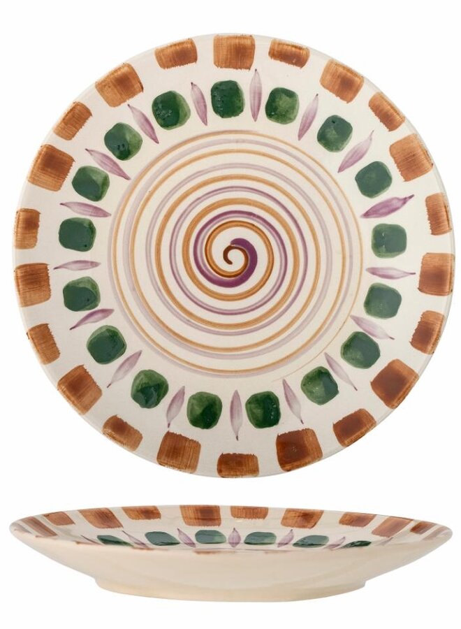 Bloomingville W23 shama plate green dia 27cm