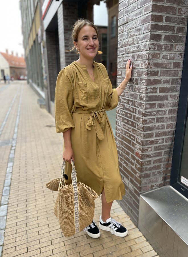 Circle nika dress camel