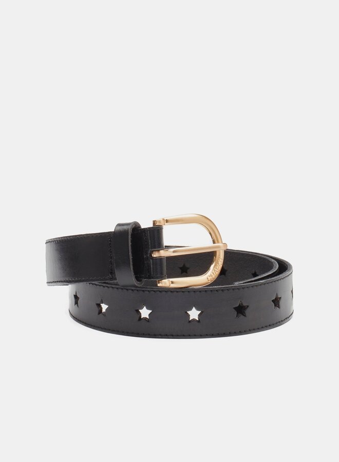 Fabienne C. cut out star belt black