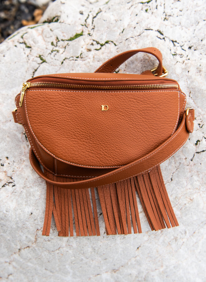 10days bumbag fringe saddle brown