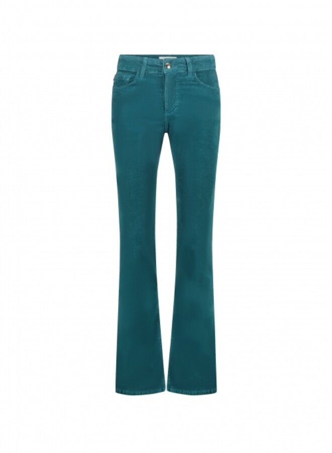 Fabienne C. pleuni trousers teal