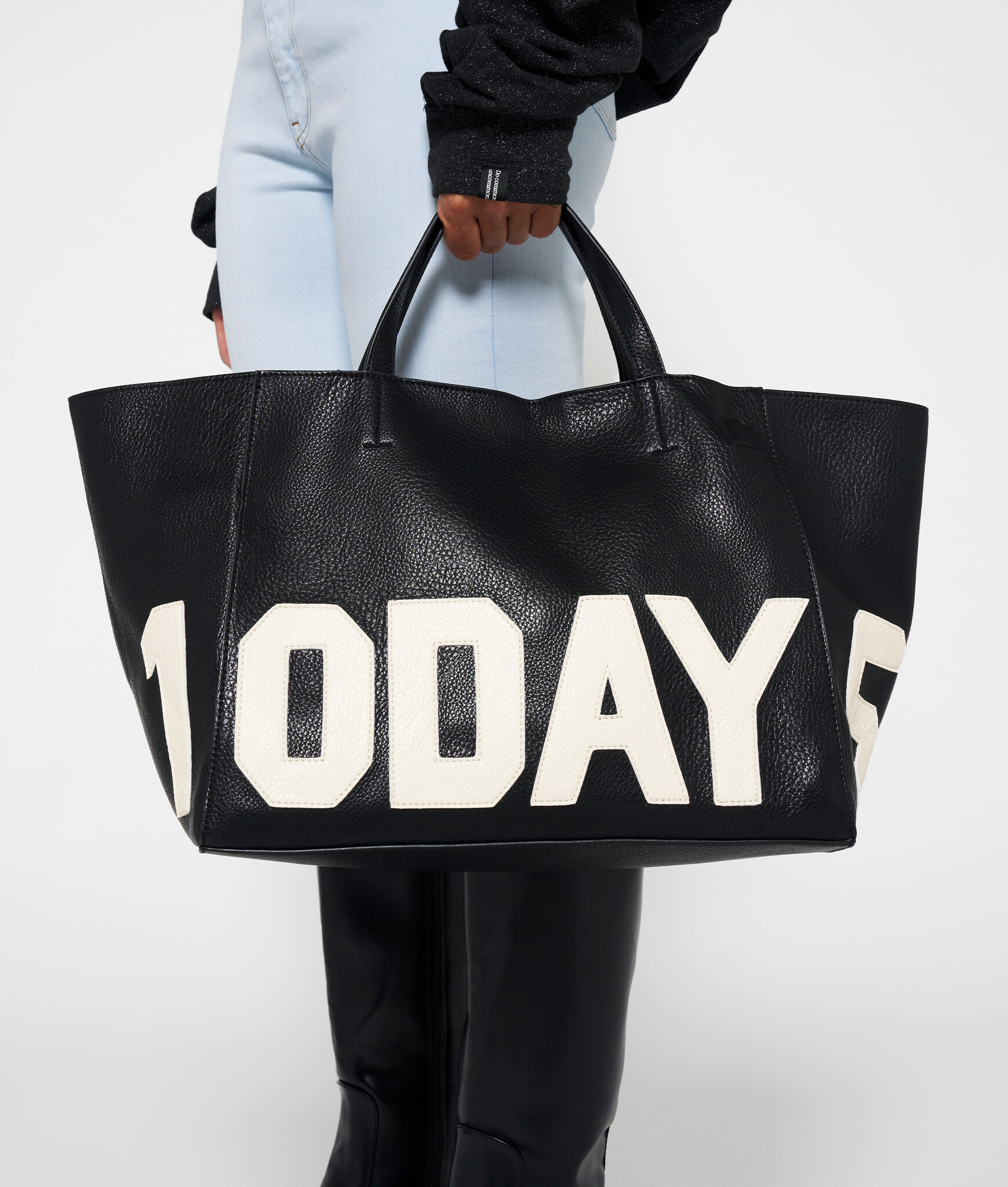 10DAYS 10days shopper black