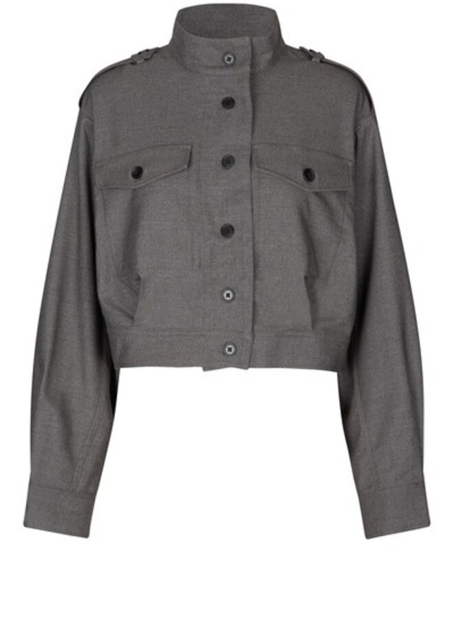 Second F. shirt jacket grey