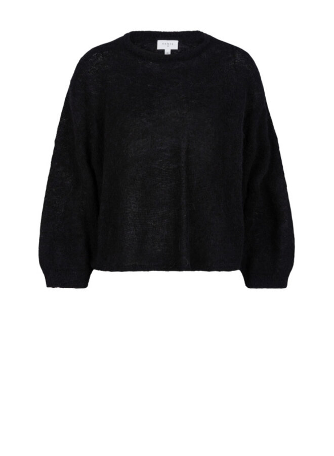 Dante6 ullysa open back sweater raven