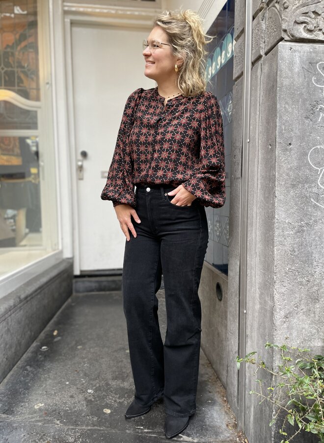 By Bar rikki ls indi blouse print