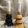 Zusss houten kandelaar kerstboom m naturel
