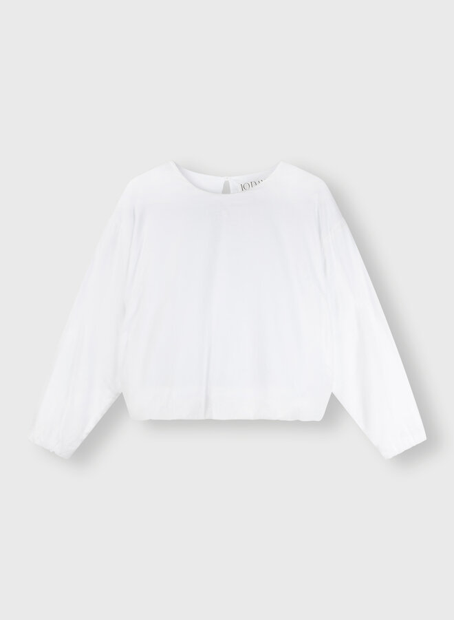 10DAYS balloon blouse white