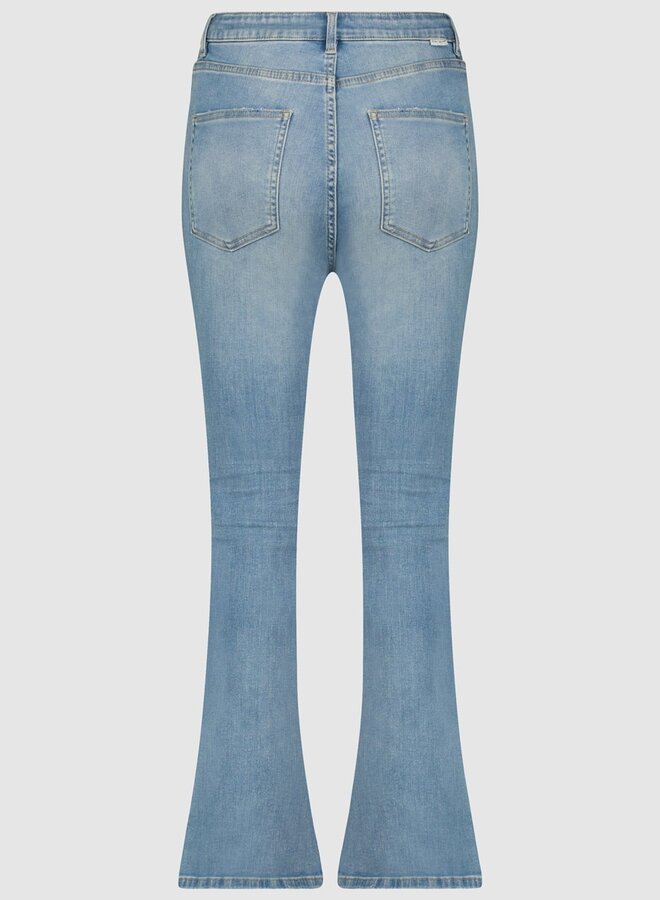 Circle bowi kick flare  jeans blue