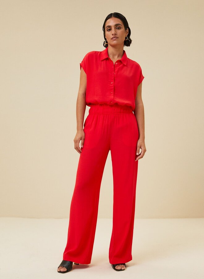 By Bar robyn viscose pant red
