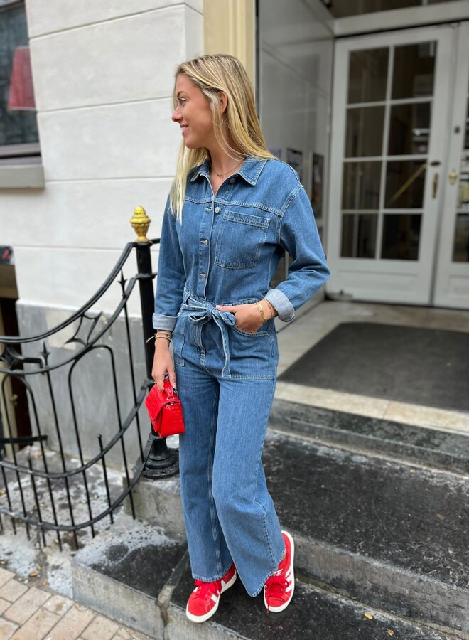 SF marley jumpsuit blue denim