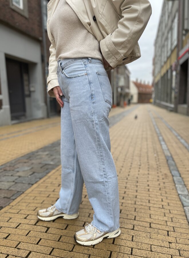 Agolde criss cross jeans wired