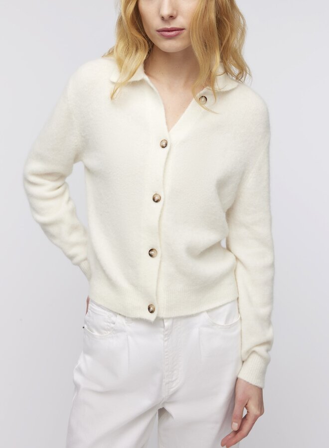 Knit-ted danny cardigan ivory