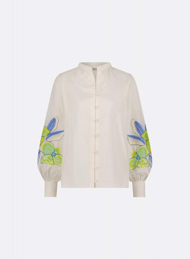 Fabienne C. marielle blouse cream white