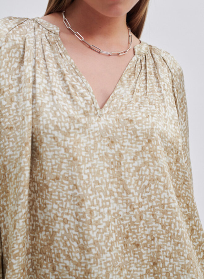 Second F. tavan tunic blouse kelp