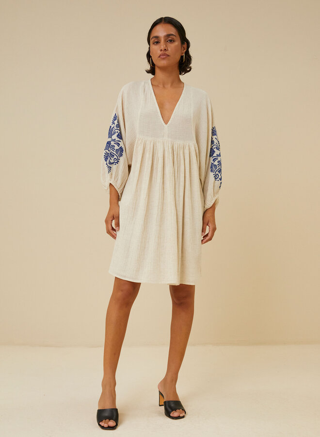 BY BAR philou slub dress sand