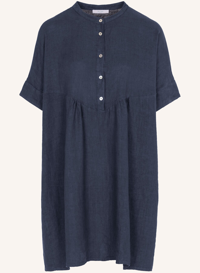 BY BAR tais linen dress midnight