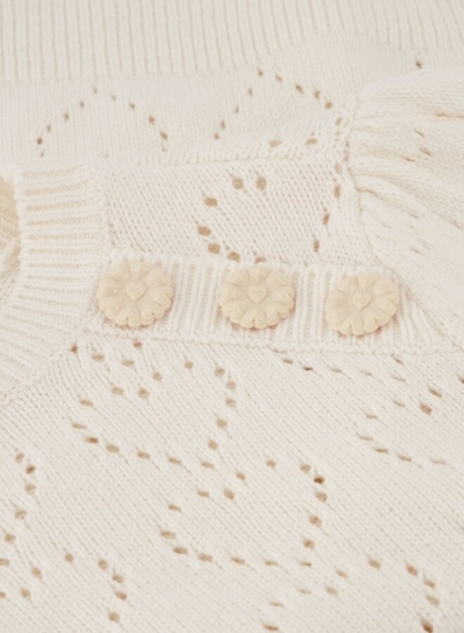 Fabienne C. diana pullover cream white