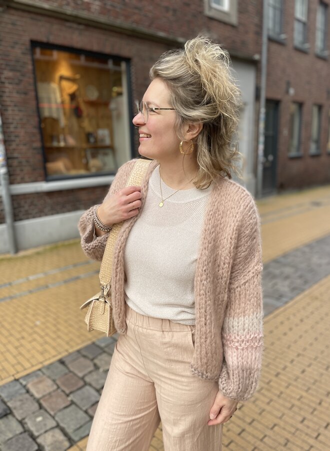 Fds lilou pullover lurex sand