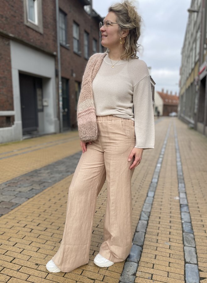 Fds lilou pullover lurex sand