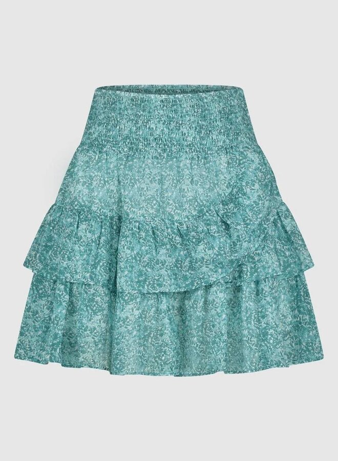 Circle maya skirt blue jungle