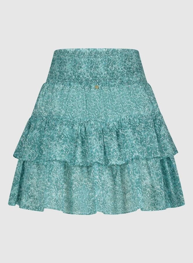 Circle maya skirt blue jungle