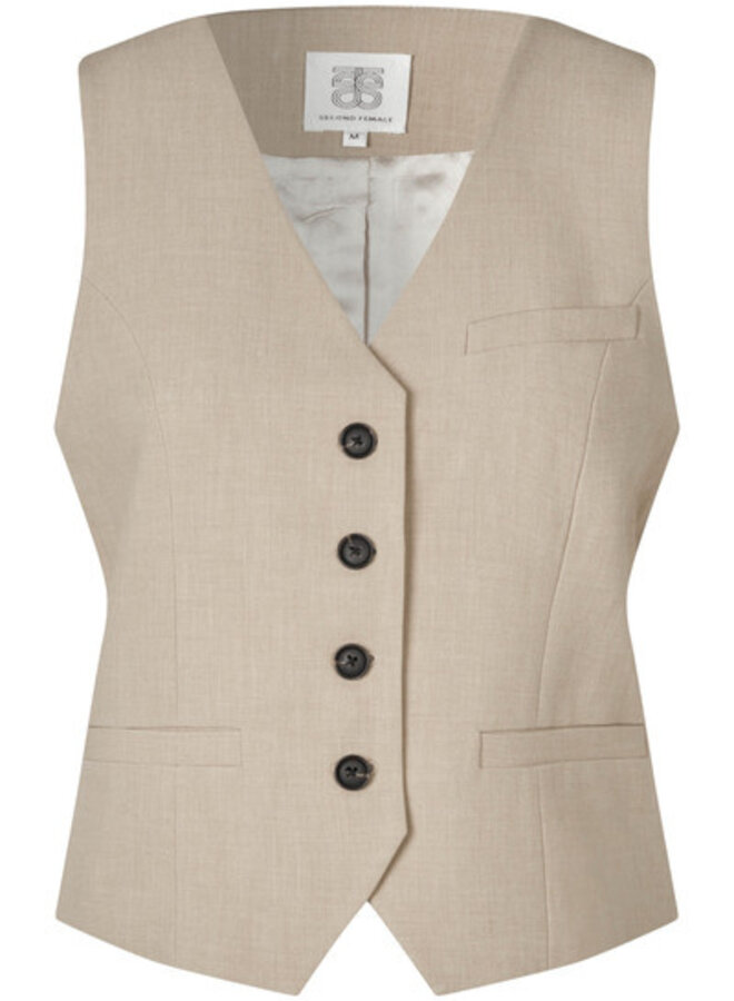 Second F. felice waistcoat cashew